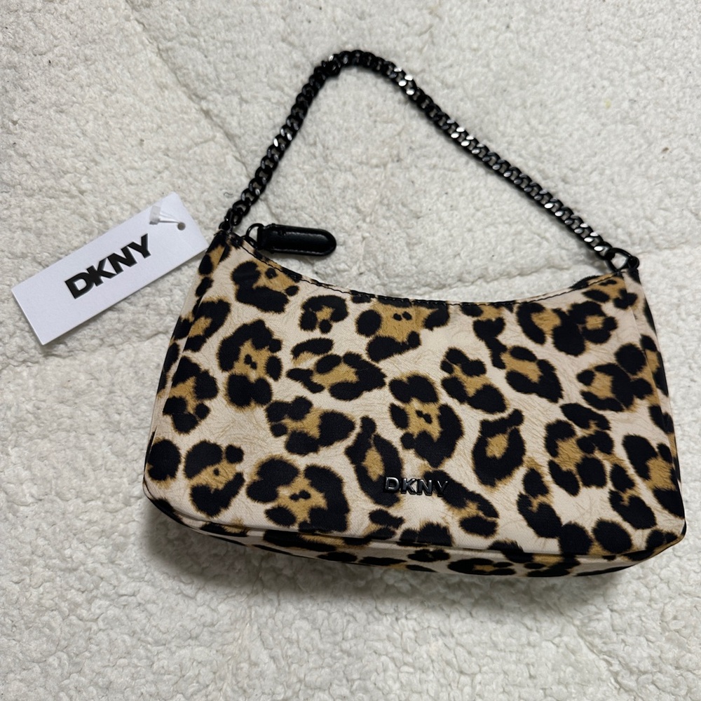 DKNY Animal Print Shoulder Bag